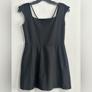 Wild fable Butter Bliss Black Sleeveless Mini Dress/ Skort